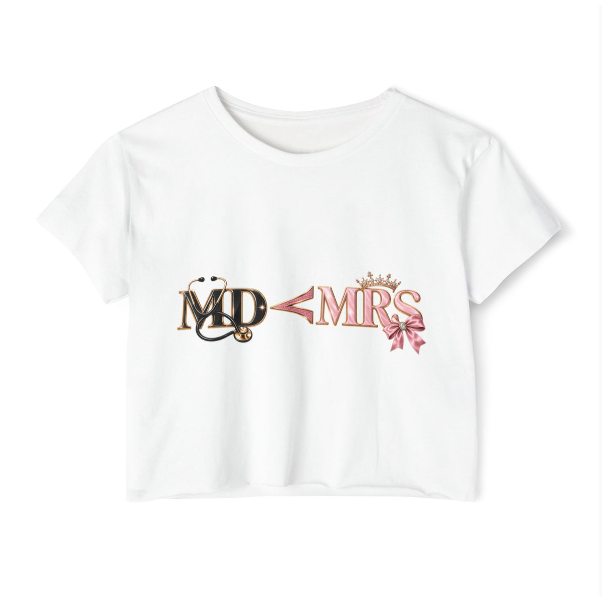 Crop Top — MD < MRS Bridal Changeover Graphic