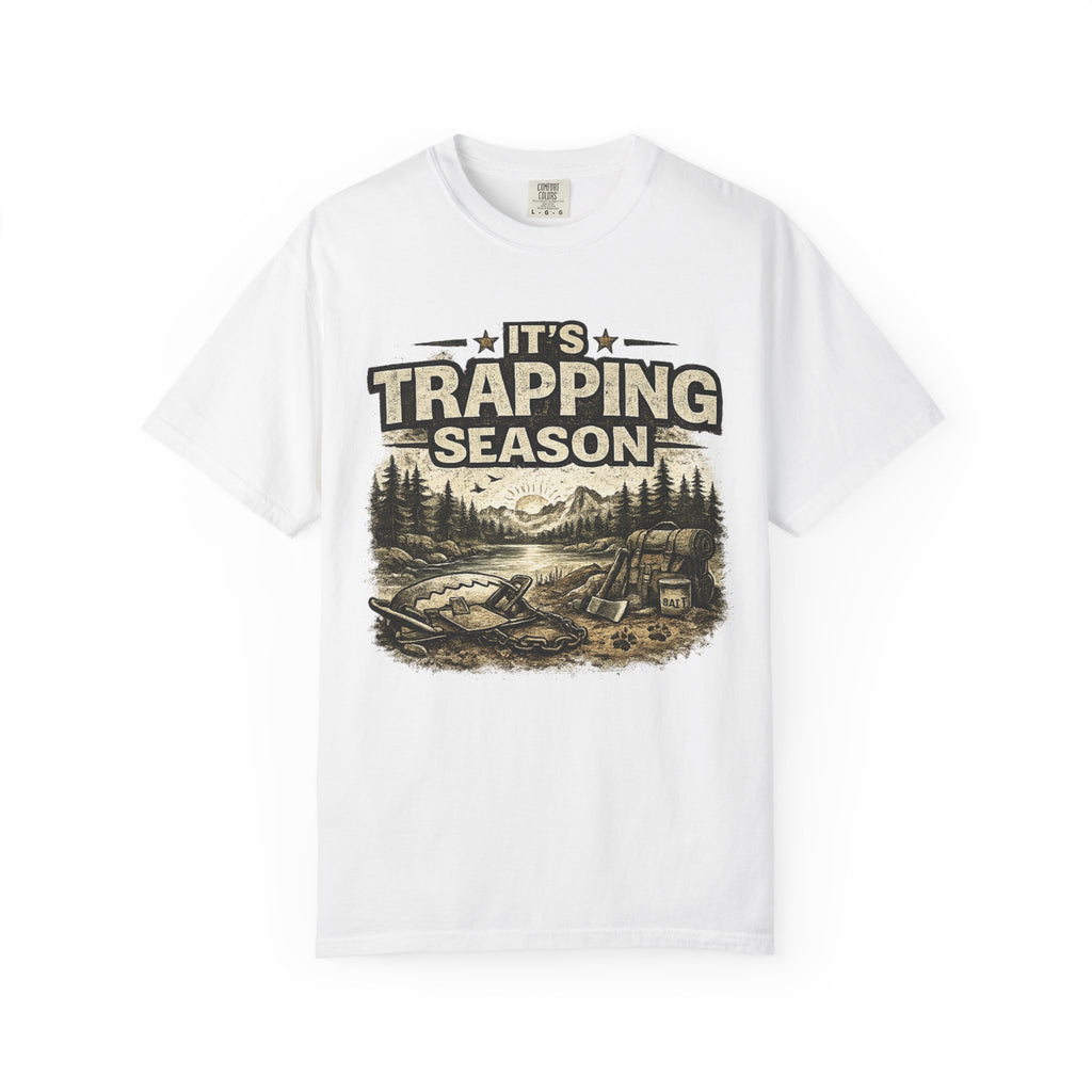 Trapping Season T-Shirt — Vintage Outdoorsman Hunting & Trapping Graphic Tee