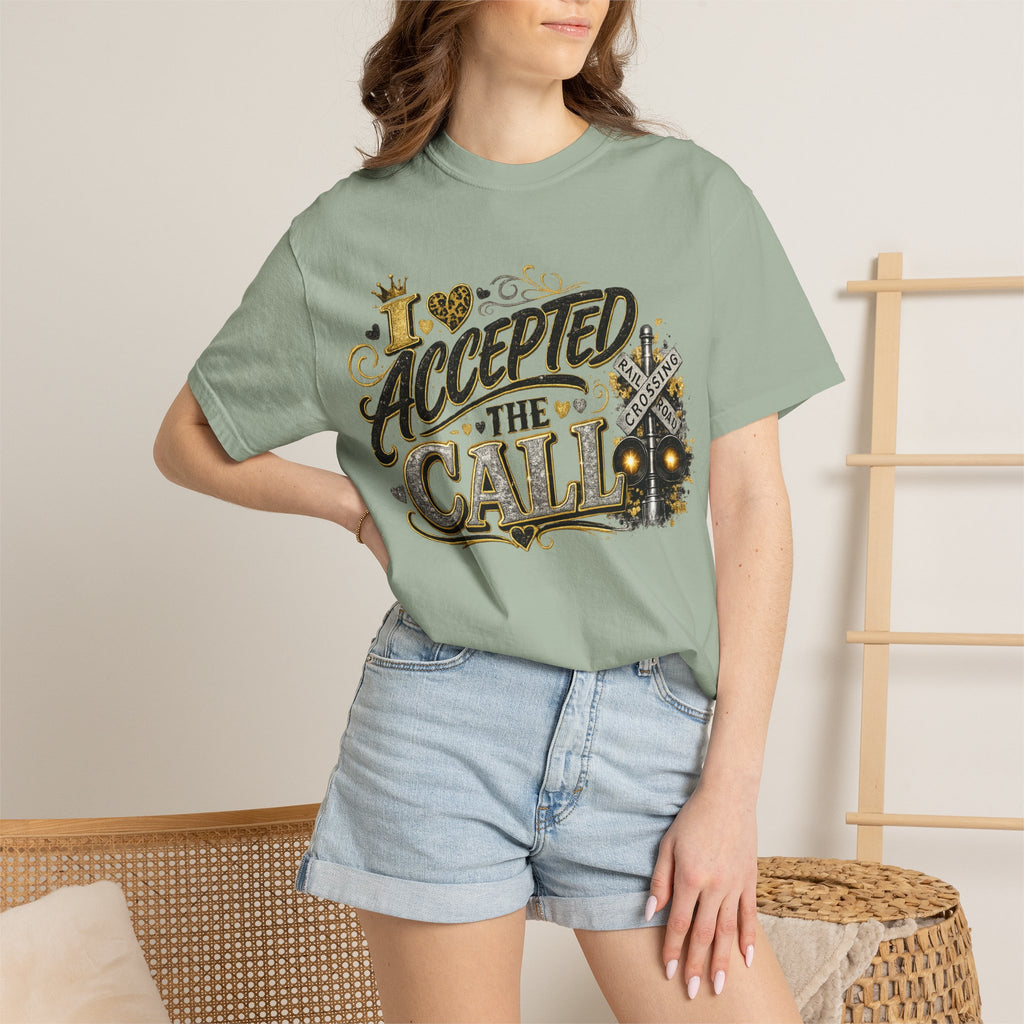 I Accepted The Call T-Shirt — Inspirational Christian Faith Graphic Tee