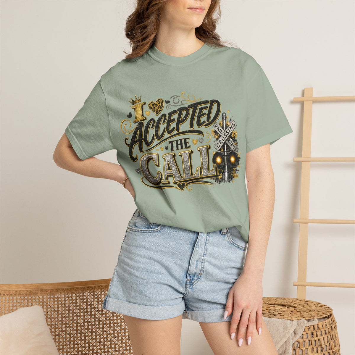 I Accepted The Call T-Shirt — Inspirational Christian Faith Graphic Tee