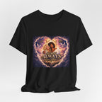 Always By Your Side Heart Portrait Tee
