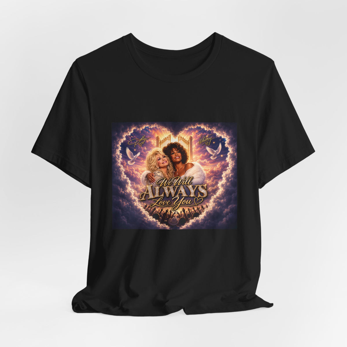 Always By Your Side Heart Portrait Tee