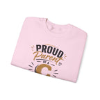 Crewneck Sweatshirt — "Proud Parent of a C Student (At Best)" Fun Parent Gift
