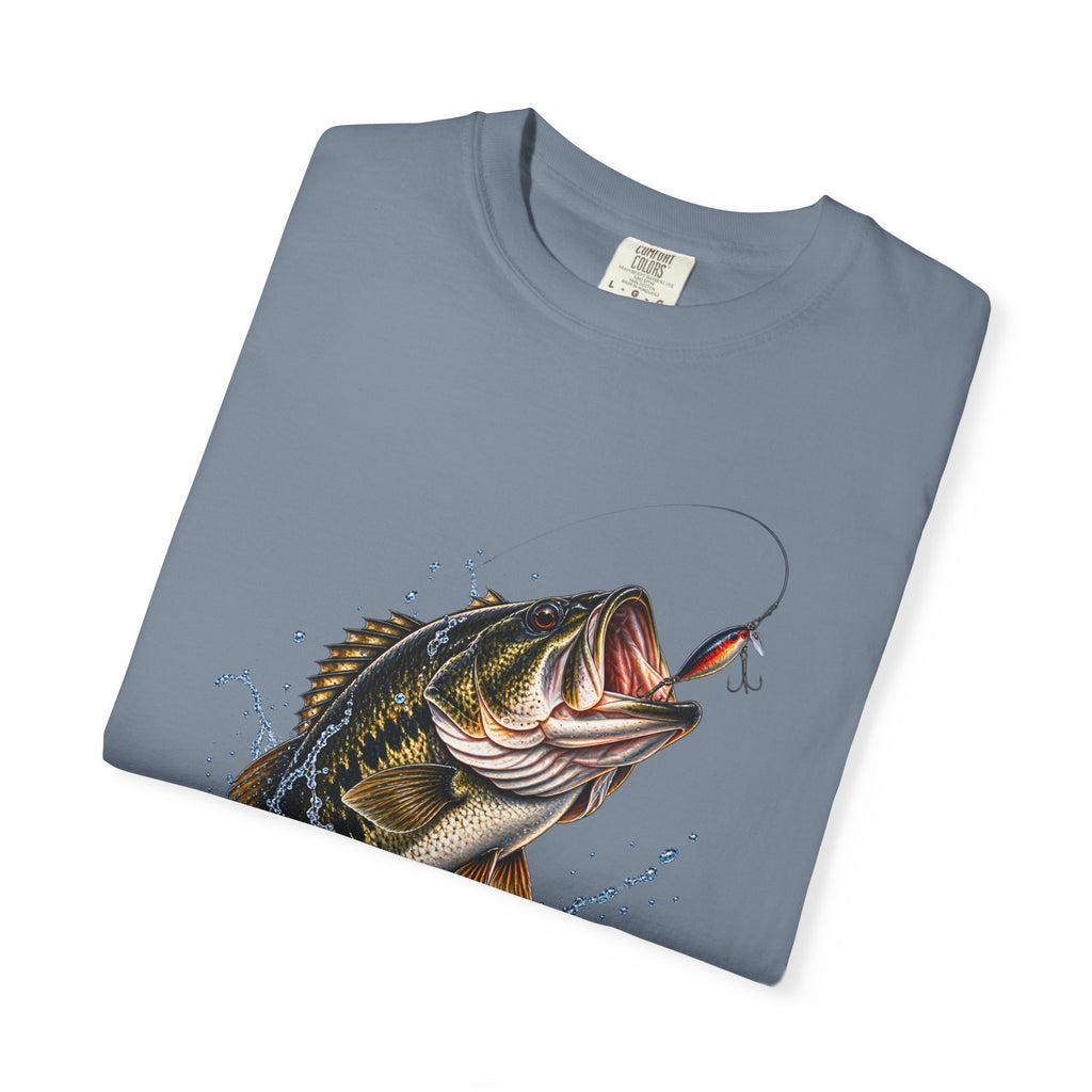 Bass Fishing T-Shirt — Jumping Largemouth Design