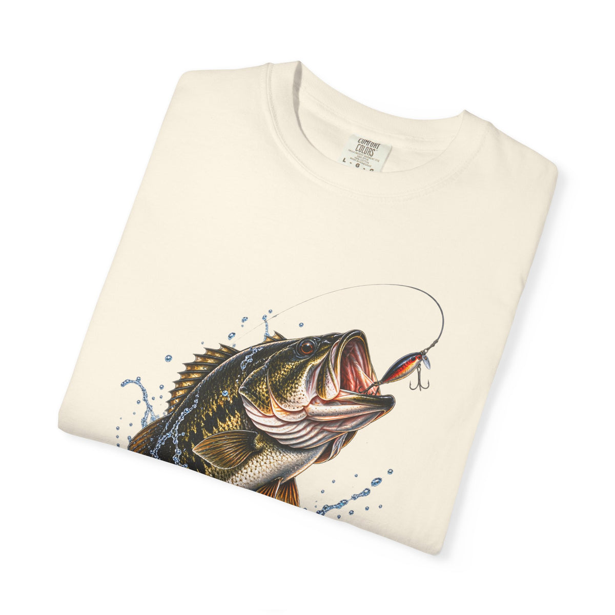 Bass Fishing T-Shirt — Jumping Largemouth Design