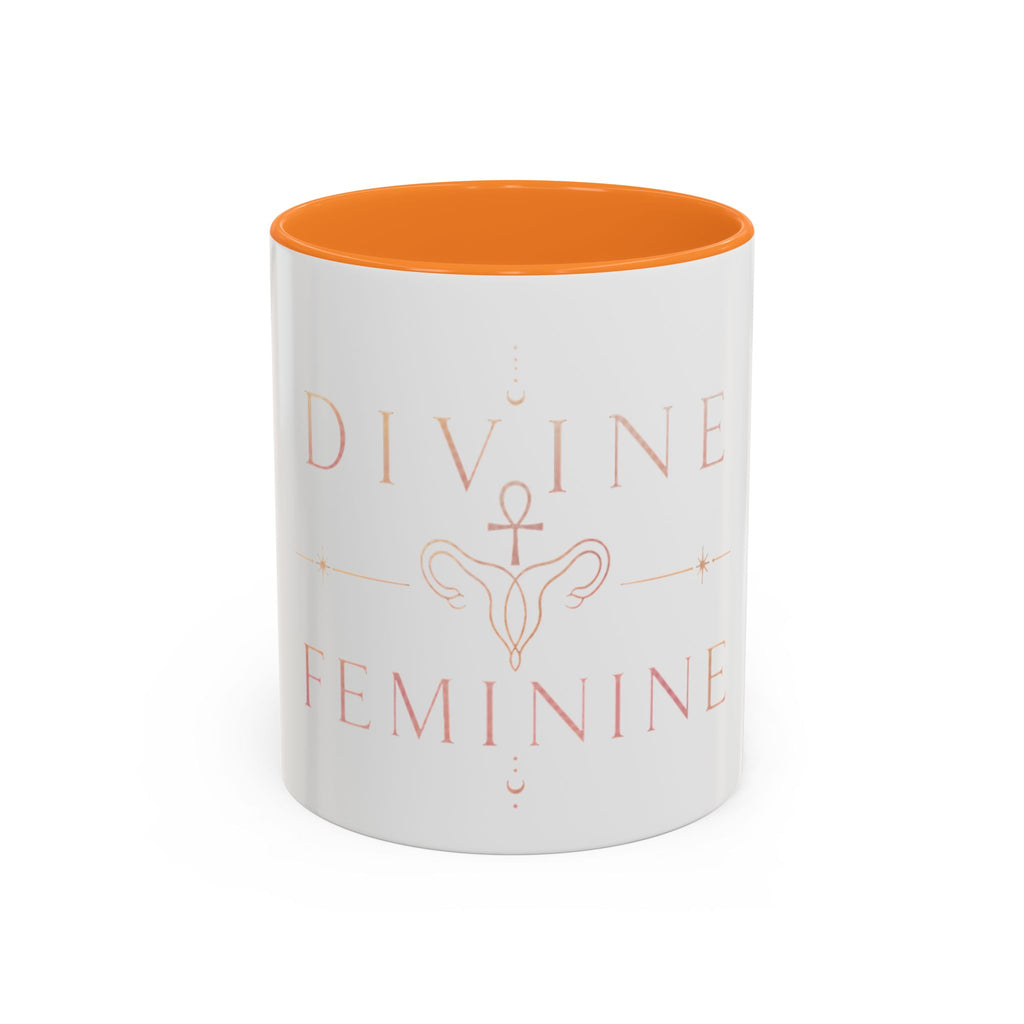 Divine Feminine Coffee Mug – 11oz & 15oz Black Ceramic