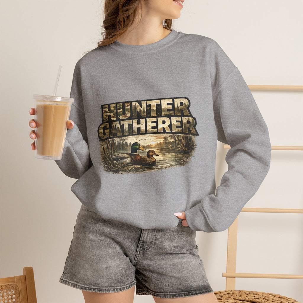 Unisex Heavy Blend "Hunter Gatherer" Crewneck Sweatshirt