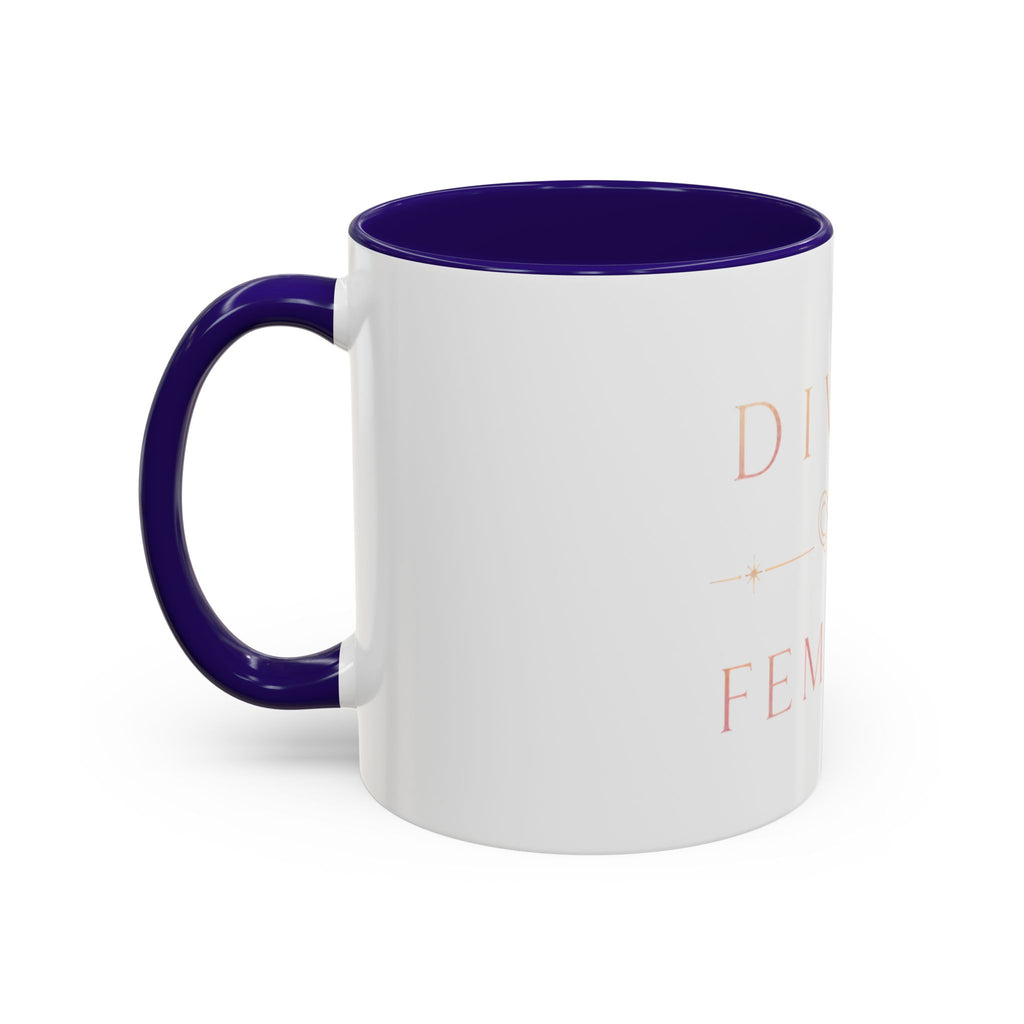 Divine Feminine Coffee Mug – 11oz & 15oz Black Ceramic