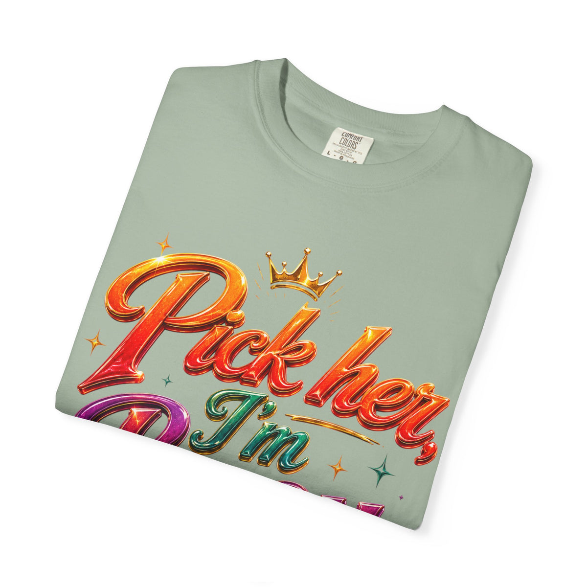 Pick Her I'm Busy T-Shirt — Bold Retro Script Graphic Tee for Confident Women