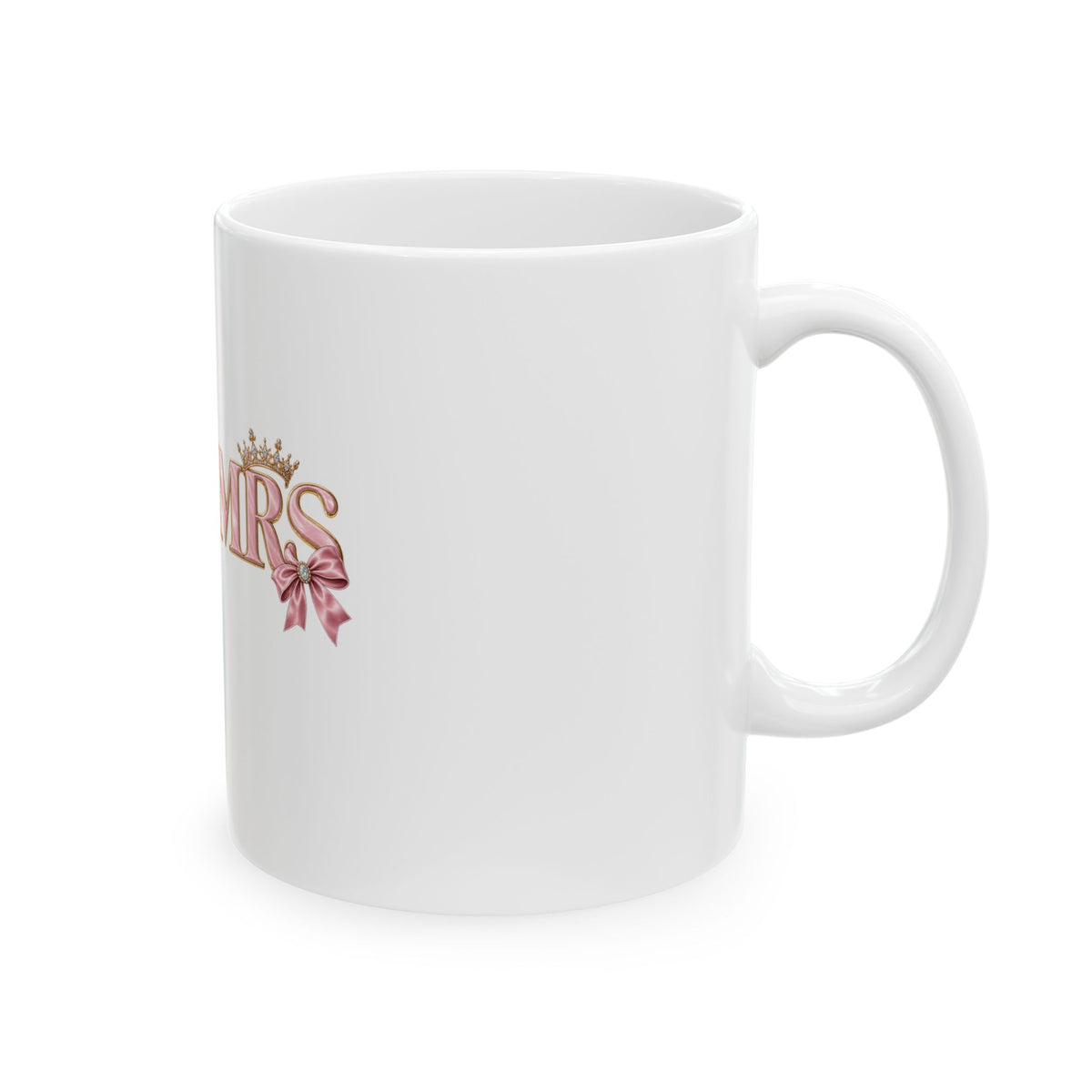 Mr & Mrs Decorative Wedding Mug — Bridal Couple 11oz/15oz Ceramic Gift