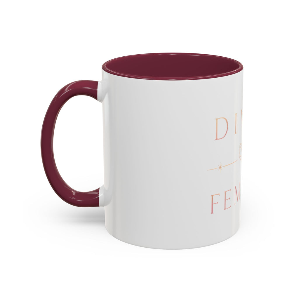 Divine Feminine Coffee Mug – 11oz & 15oz Black Ceramic