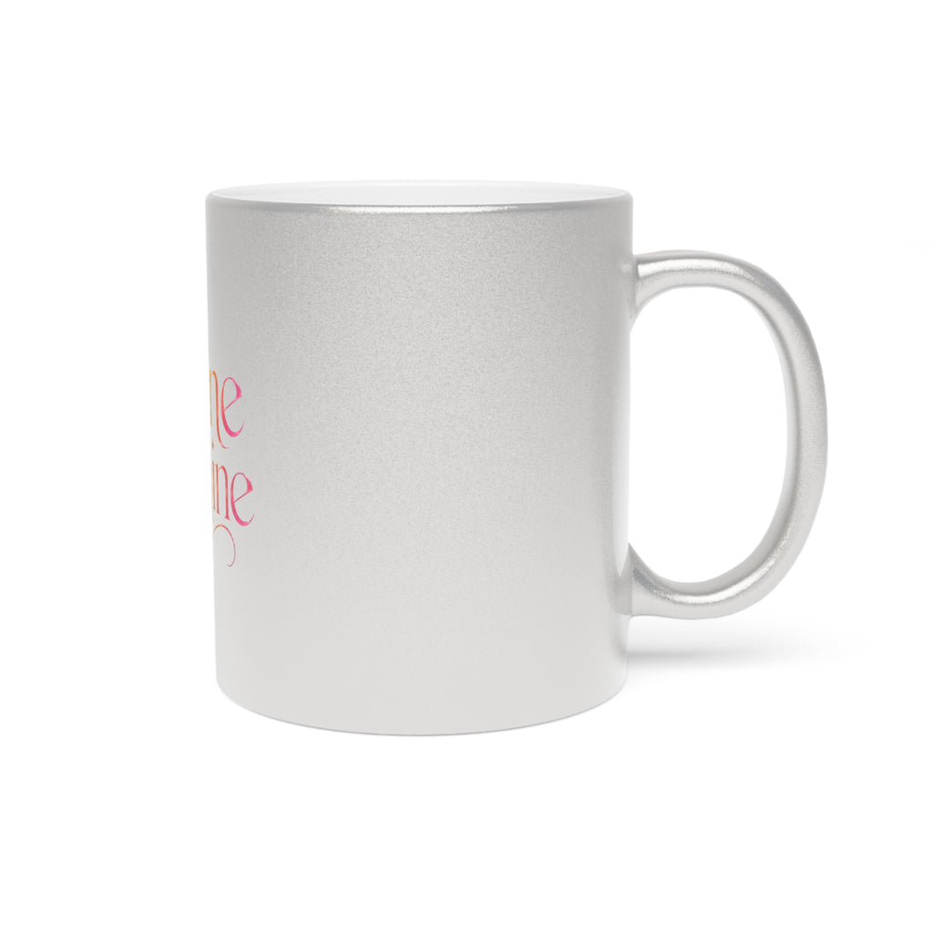 We Will Always Love You Metallic Mug — Tribute Silver/Gold Coffee Cup