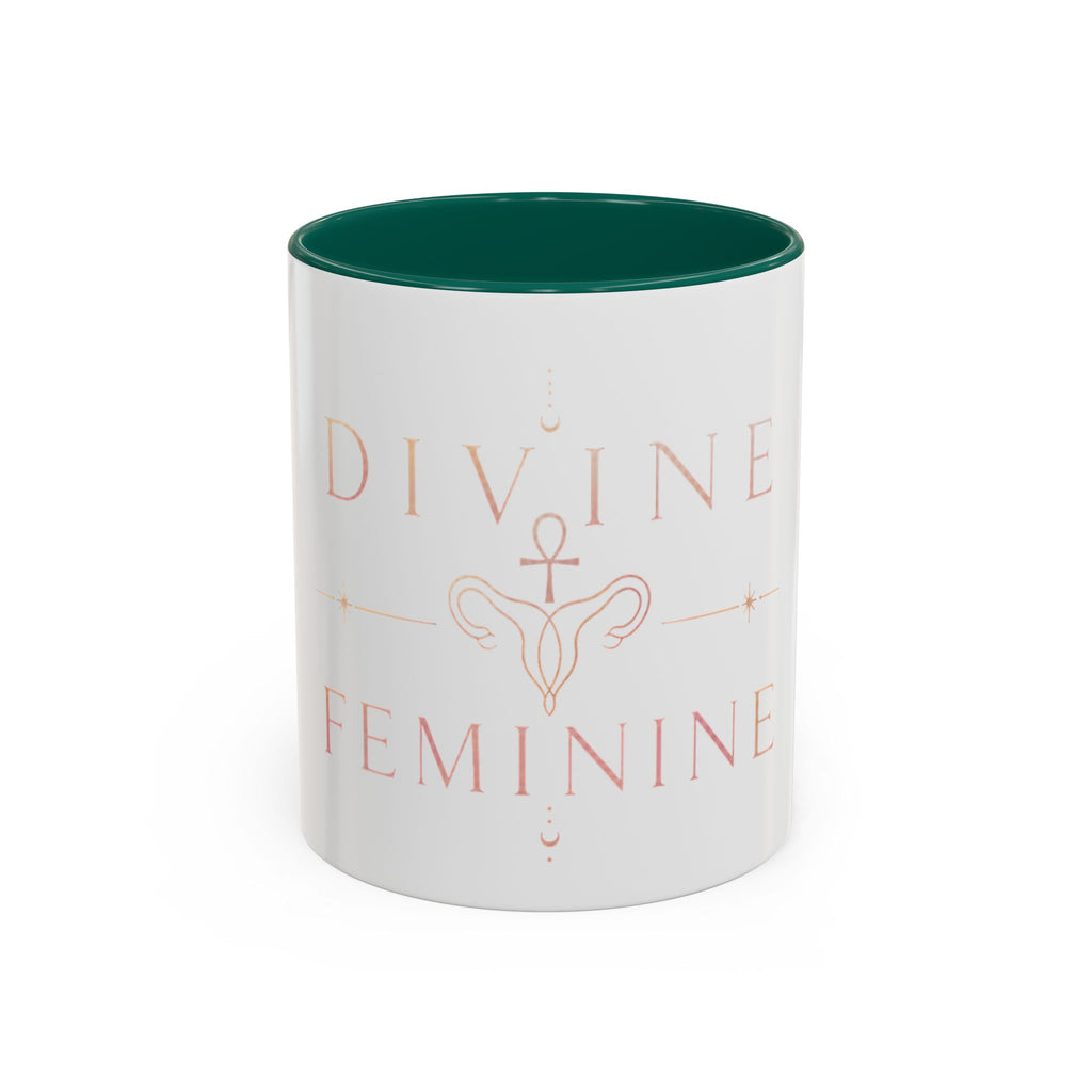 Divine Feminine Coffee Mug – 11oz & 15oz Black Ceramic
