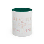 Divine Feminine Coffee Mug – 11oz & 15oz Black Ceramic