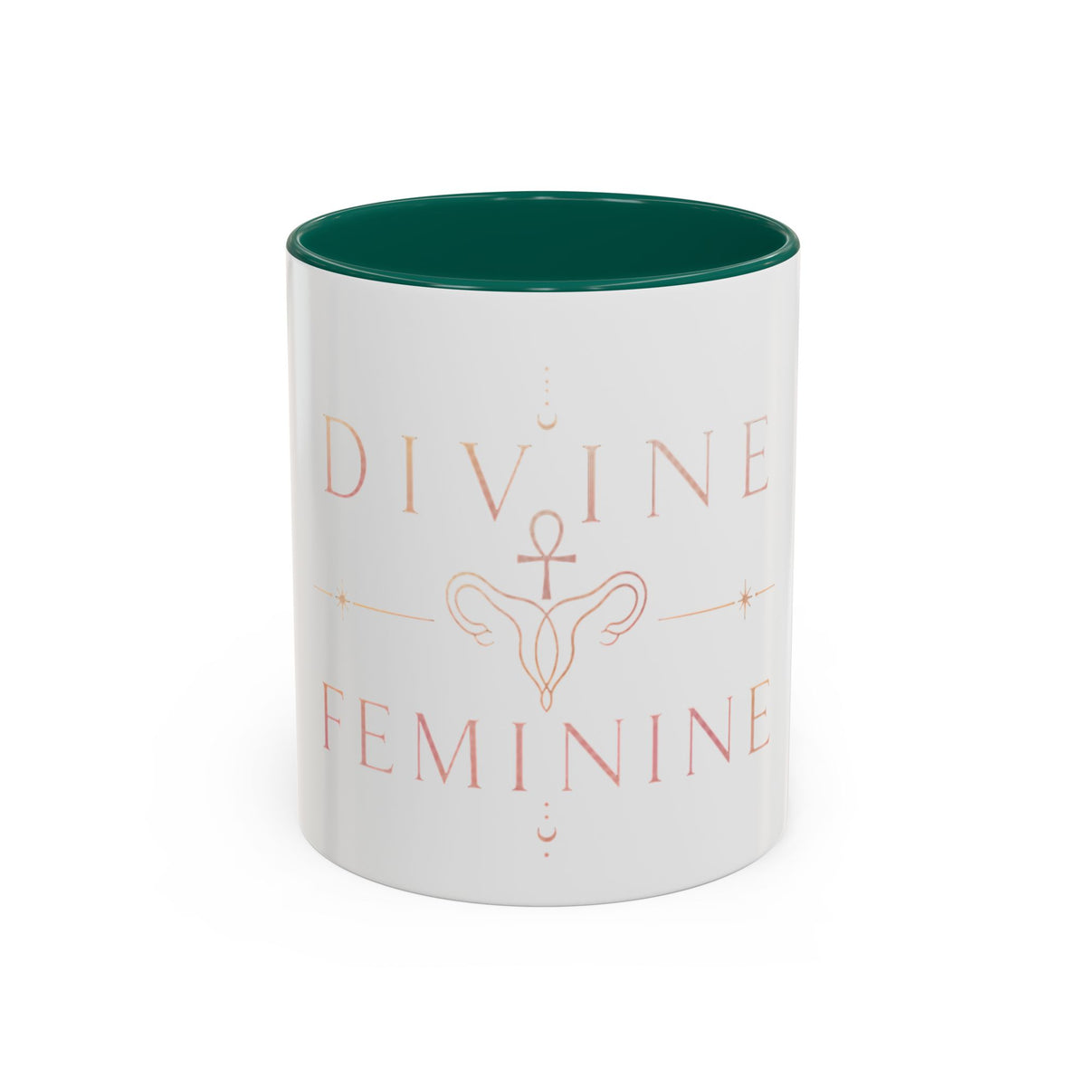 Divine Feminine Coffee Mug – 11oz & 15oz Black Ceramic