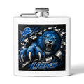 Detroit Lions Stainless Steel Flask – 6oz Team Logo Lion Design