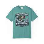 Hooked on Fishing T-Shirt — Mens Fishing Graphic Tee for Anglers