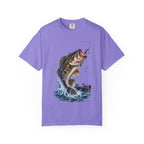 Bass Fishing T-Shirt — Jumping Largemouth Design
