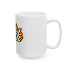 Her Rocks Ceramic Mug – Retro Script Coffee Cup (11oz & 15oz)