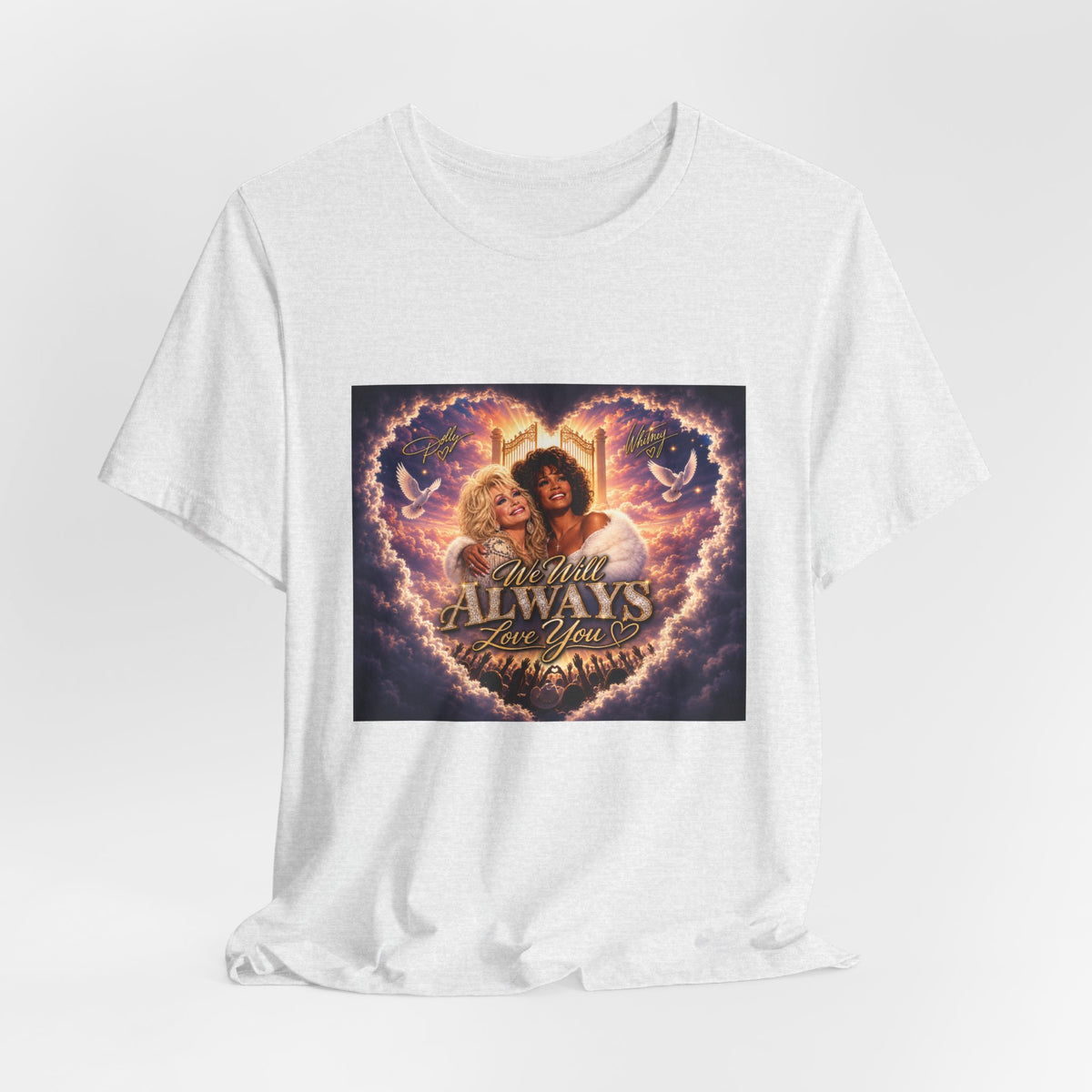 Always By Your Side Heart Portrait Tee