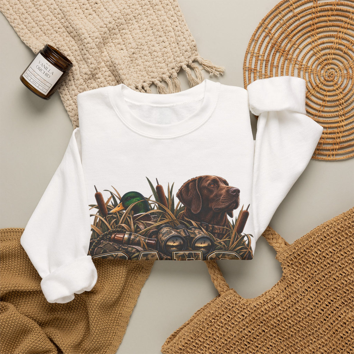 Duck Hunting Crewneck Sweatshirt – "Duck Around and Find Out" Graphic