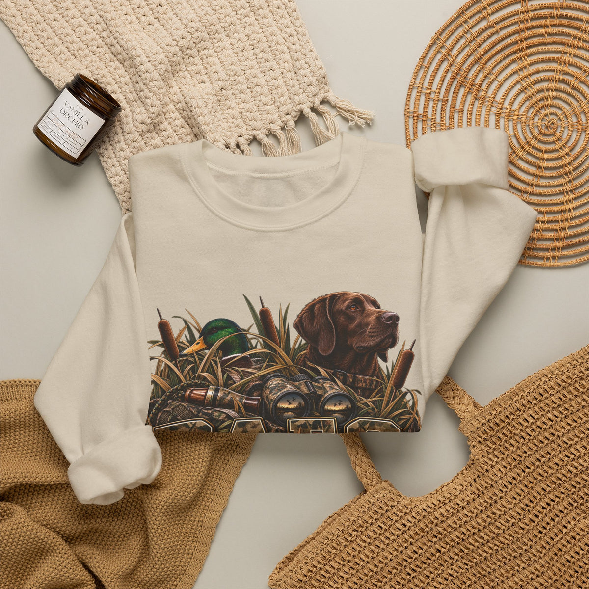Duck Hunting Crewneck Sweatshirt – "Duck Around and Find Out" Graphic