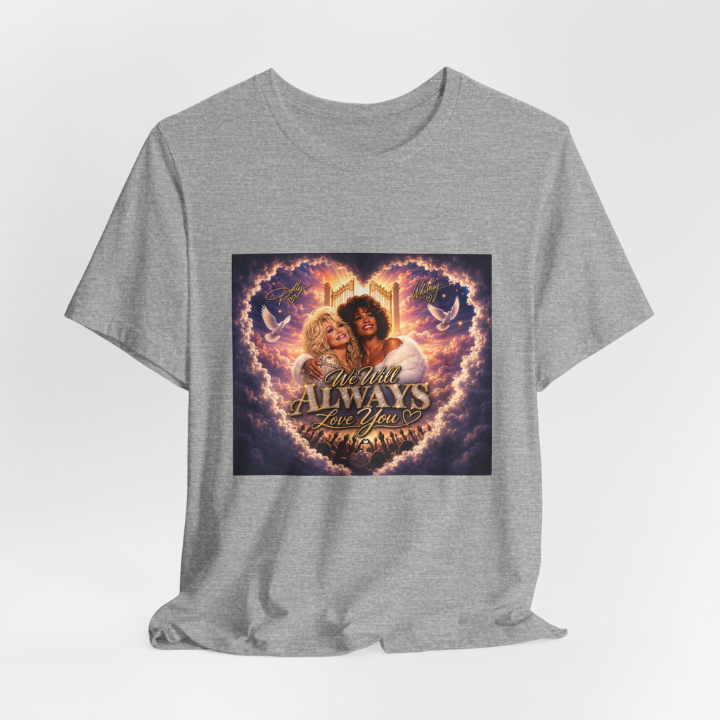 Always By Your Side Heart Portrait Tee