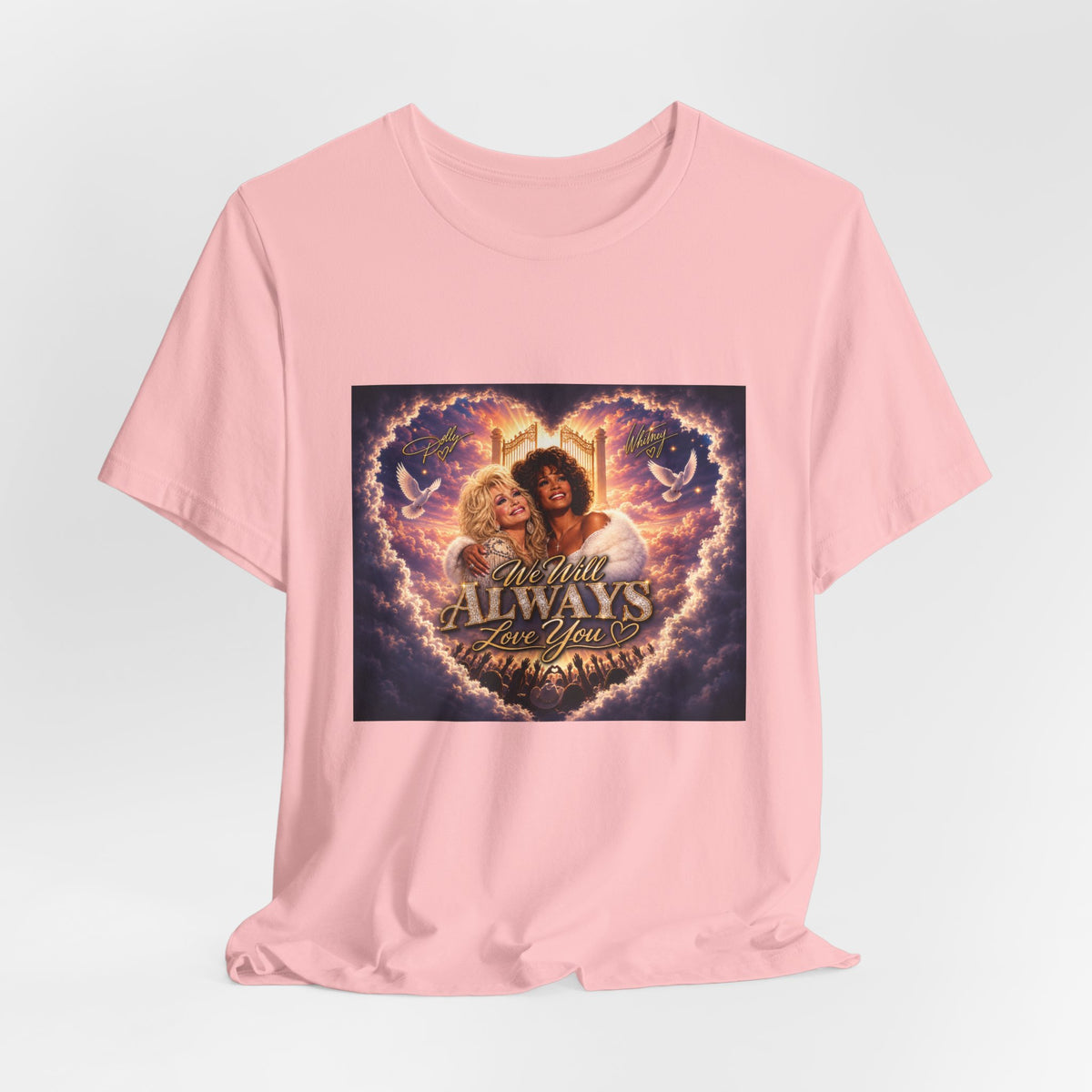 Always By Your Side Heart Portrait Tee
