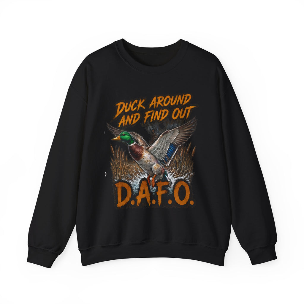 Crewneck Sweatshirt - "Duck Around And Find Out (D.A.F.O.)" Mallard Graphic