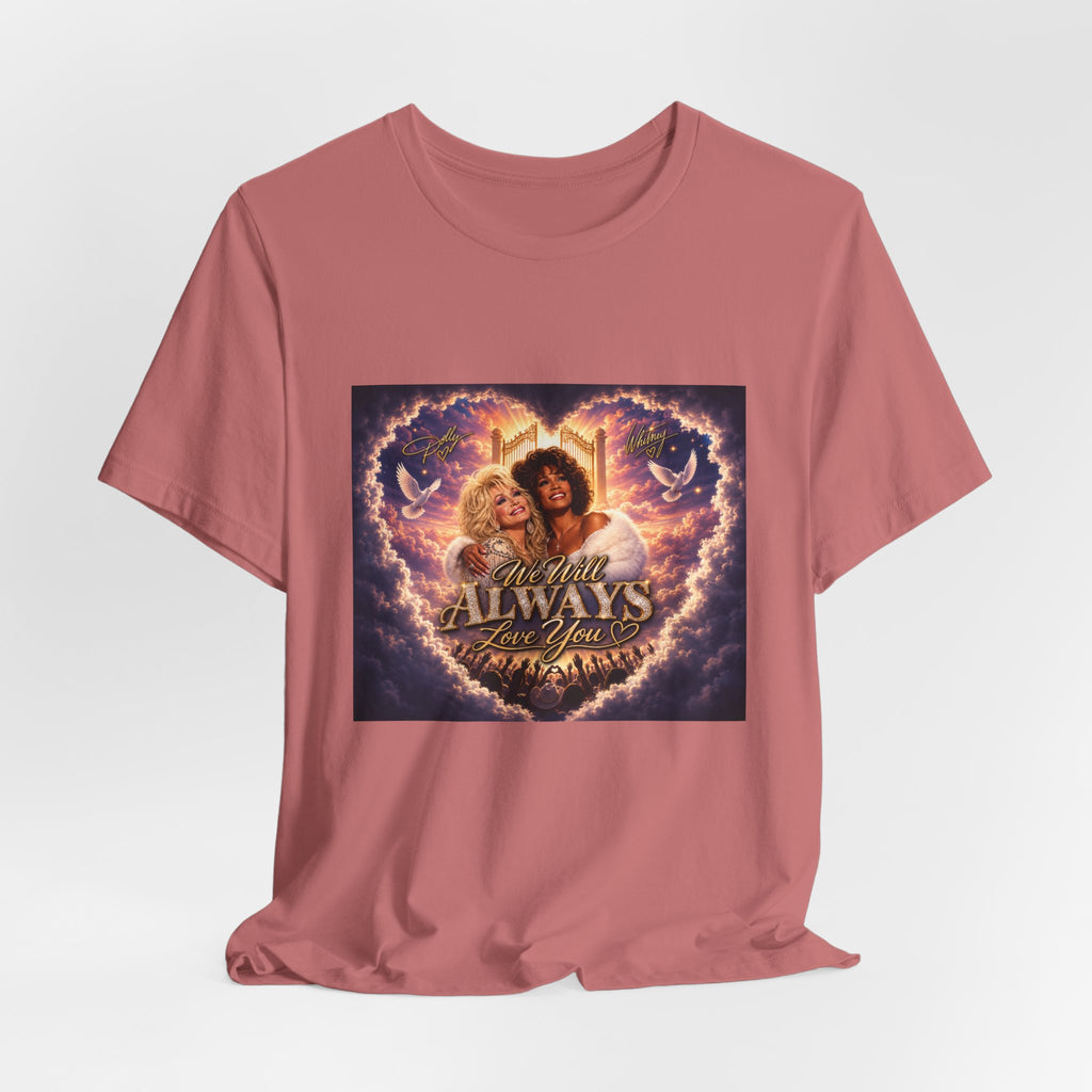 Always By Your Side Heart Portrait Tee