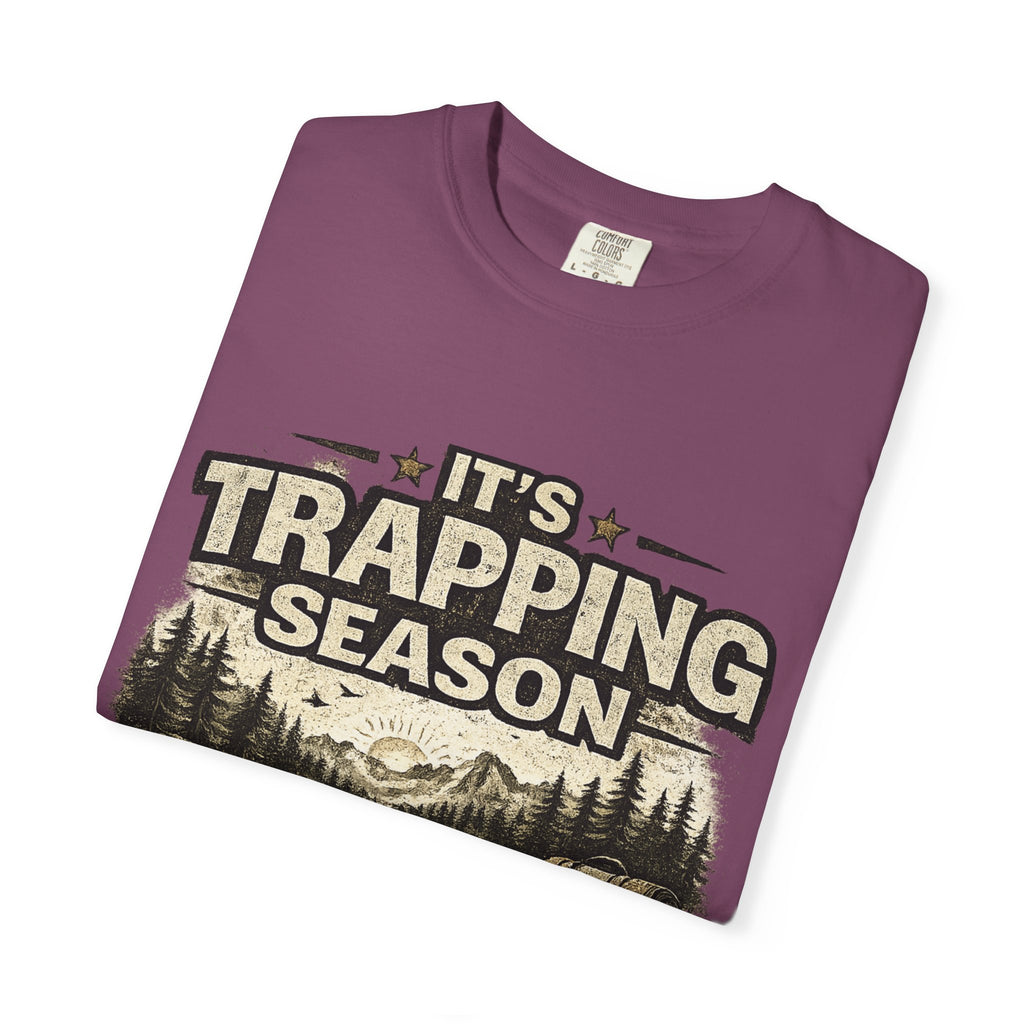 Trapping Season T-Shirt — Retro Wilderness Trapper Graphic Tee