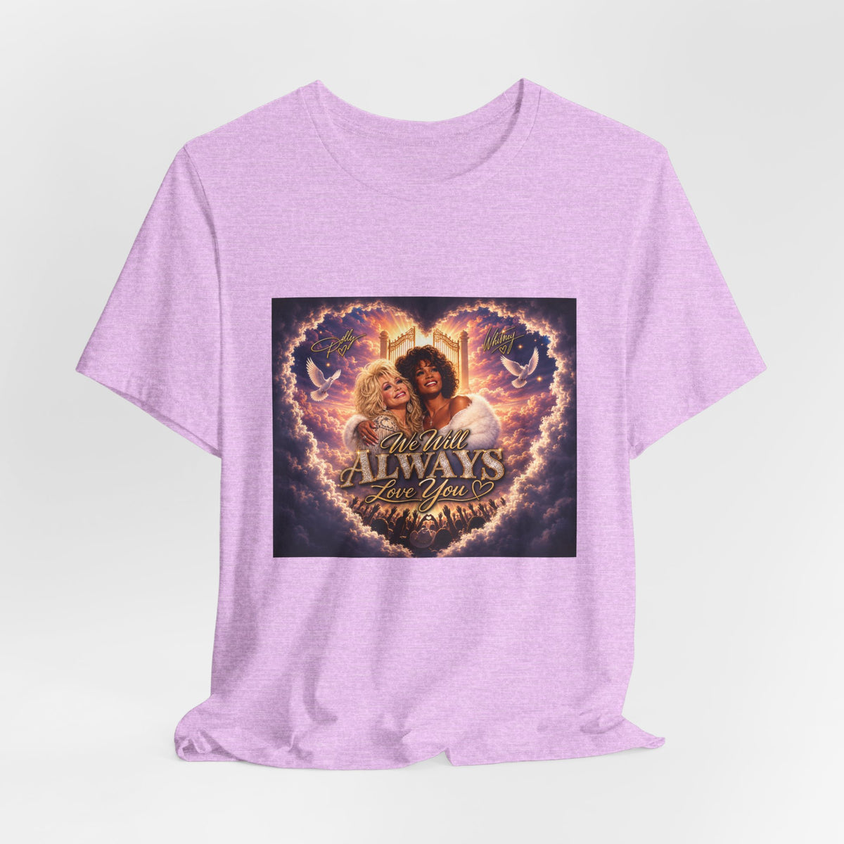 Always By Your Side Heart Portrait Tee