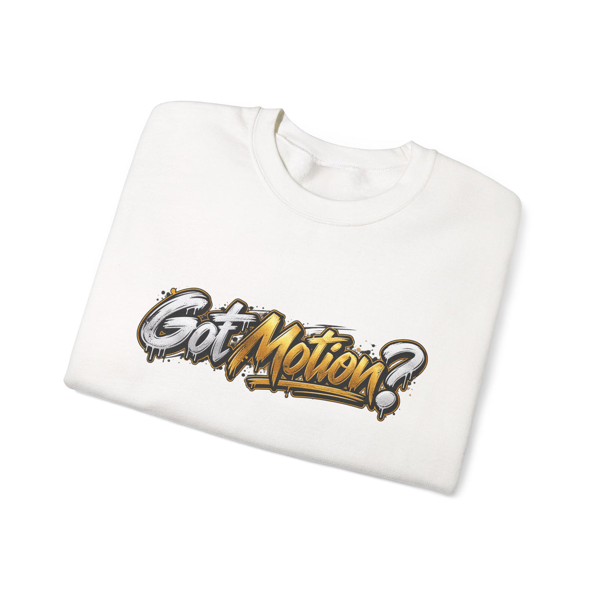 Got Motion? Crewneck Sweatshirt — Retro Graffiti Athletic Streetwear
