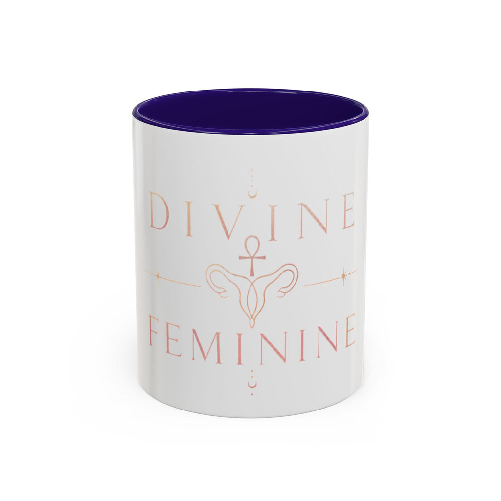 Divine Feminine Coffee Mug – 11oz & 15oz Black Ceramic