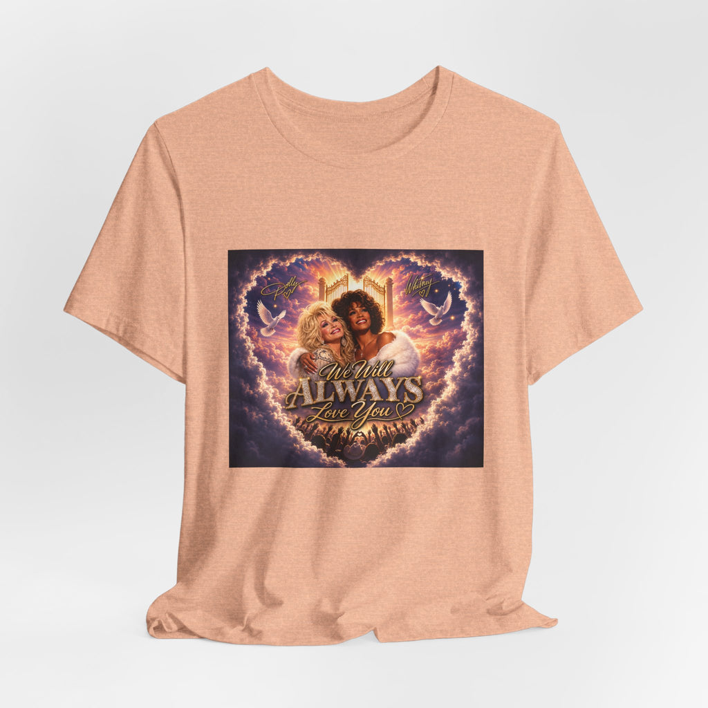 Always By Your Side Heart Portrait Tee