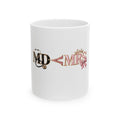 Mr & Mrs Decorative Wedding Mug — Bridal Couple 11oz/15oz Ceramic Gift