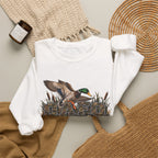 Crewneck Sweatshirt - 'Duck Around and Find Out' Mallard Hunting Graphic