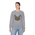 Buck Wild Camo Sweatshirt — Hunting Antler Graphic Crewneck