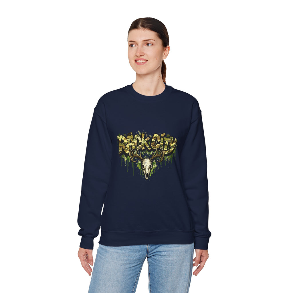Unisex Heavy Blend "Rack City" Crewneck Sweatshirt