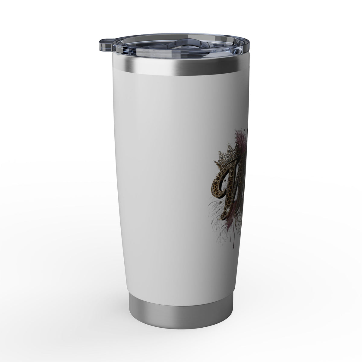 Wifey 20oz Stainless Tumbler – Leopard Script Bridal Travel Cup