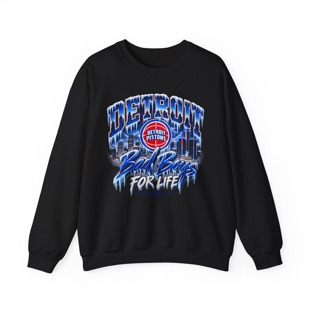Detroit Pistons 'Bad Boys for Life' Crewneck Sweatshirt