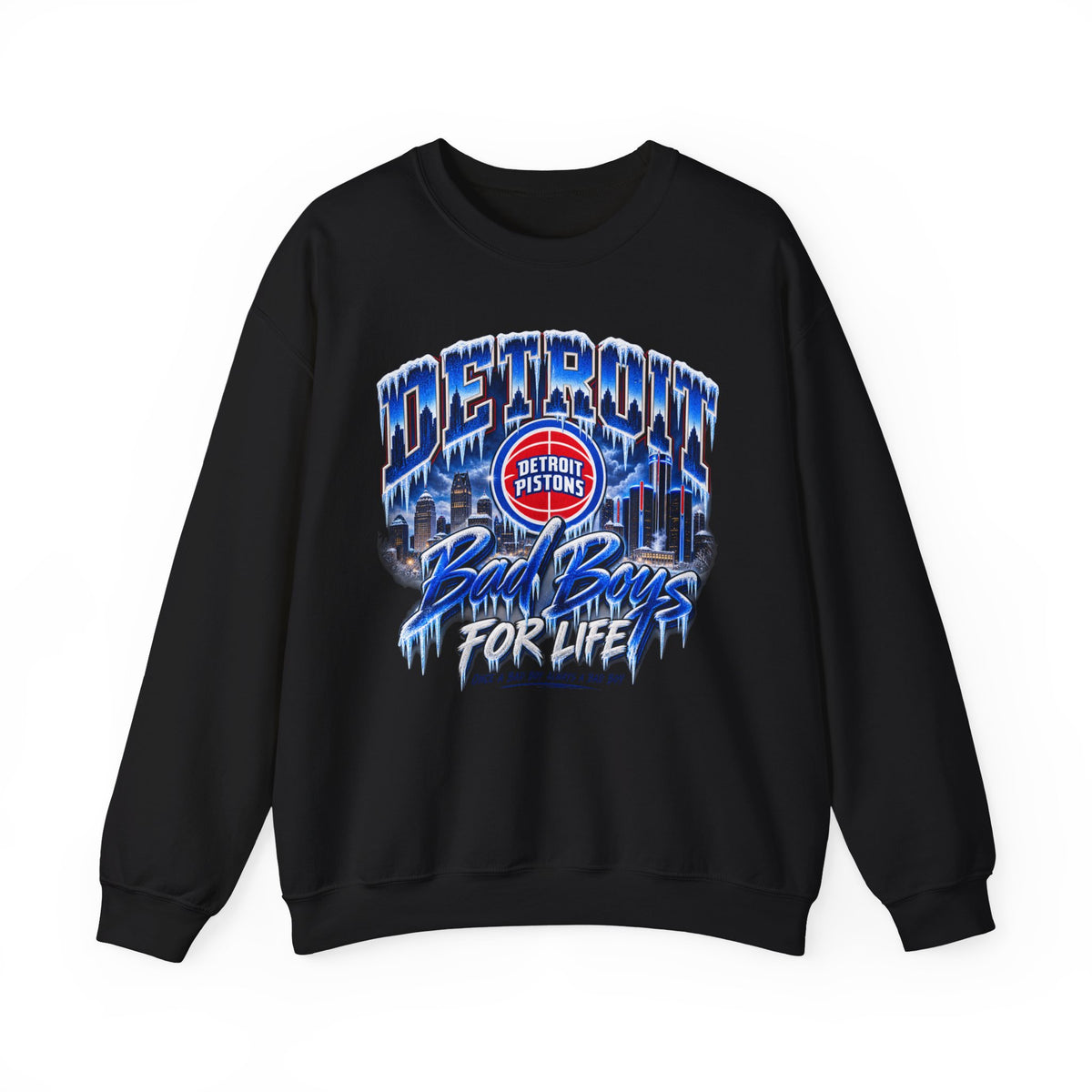 Detroit Pistons 'Bad Boys for Life' Crewneck Sweatshirt
