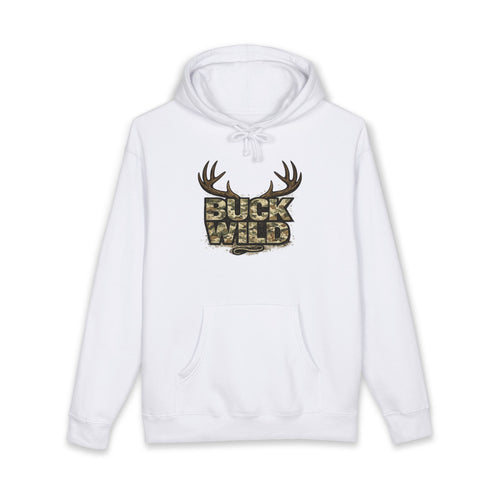 Buck Wild Camo Hoodie — Deer Antler Hunting Sweatshirt