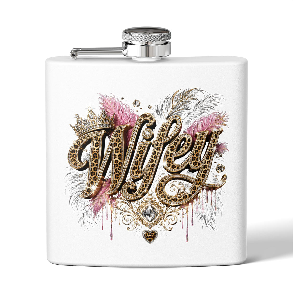 Wifey 6oz Stainless Steel Flask - Bridal Bachelorette Party Gift