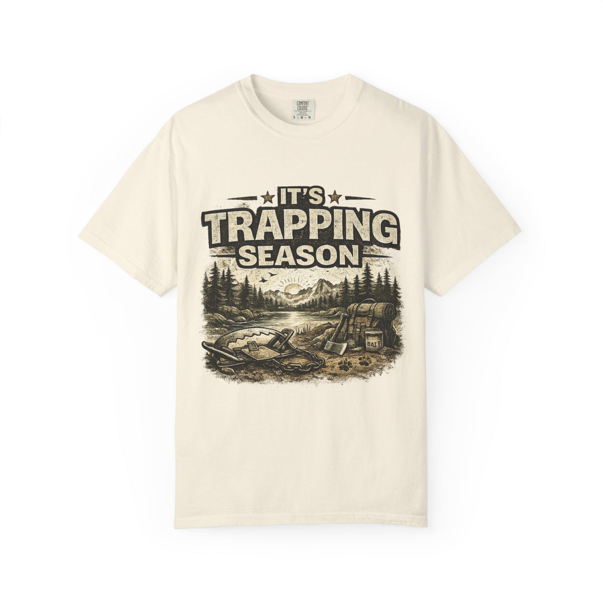 Trapping Season T-Shirt — Retro Wilderness Trapper Graphic Tee