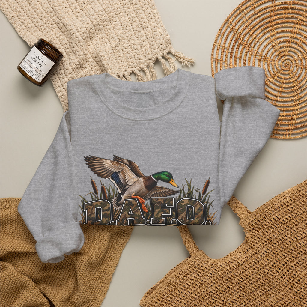Crewneck Sweatshirt - 'Duck Around and Find Out' Mallard Hunting Graphic