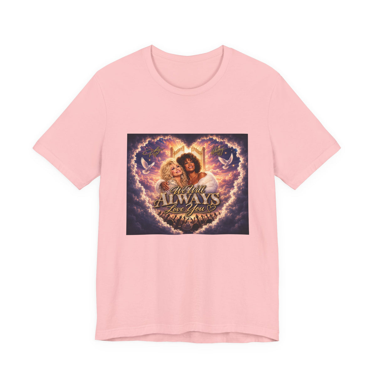 Always By Your Side Heart Portrait Tee