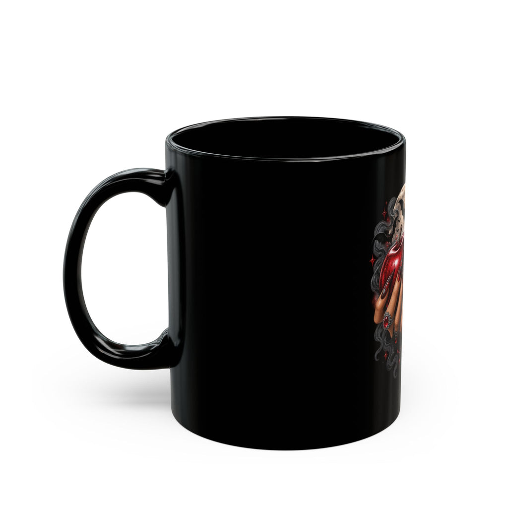 Miss Witch To You Black Mug — Gothic Halloween Coffee Cup (11oz/15oz)