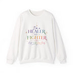 Healer Not Fighter Sweatshirt — Inspirational Spiritual Crewneck