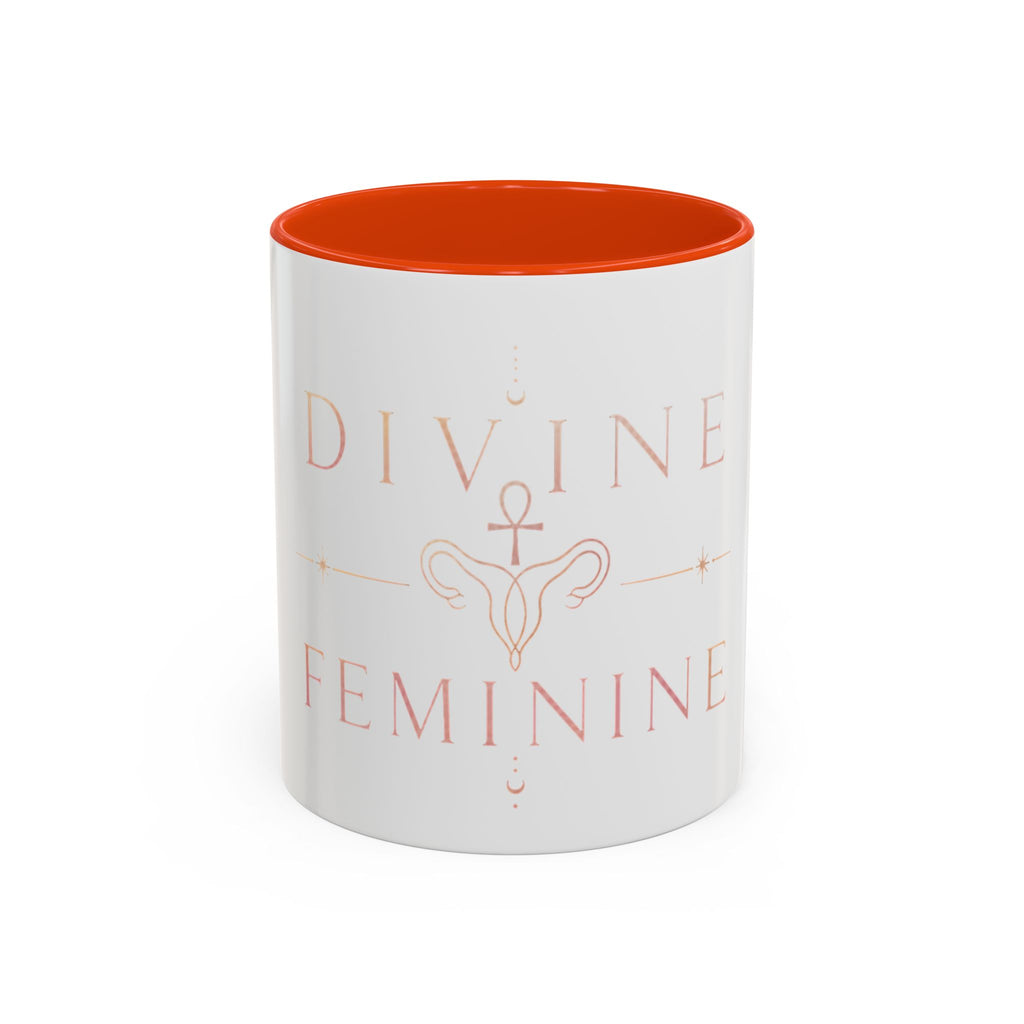 Divine Feminine Coffee Mug – 11oz & 15oz Black Ceramic